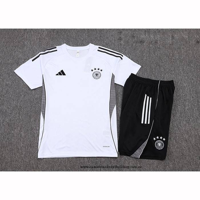Chandal del Alemania 25-26 Manga Corta Blanco - Pantalon Corto